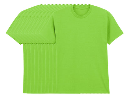 Gildan 5000 Pack of 10 Men's Heavy Cotton T-Shirts 180gsm - COOZO
