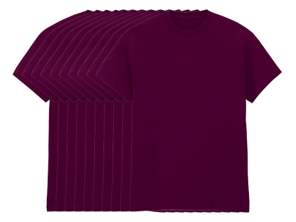 Gildan 5000 Pack of 10 Men's Heavy Cotton T-Shirts 180gsm - COOZO
