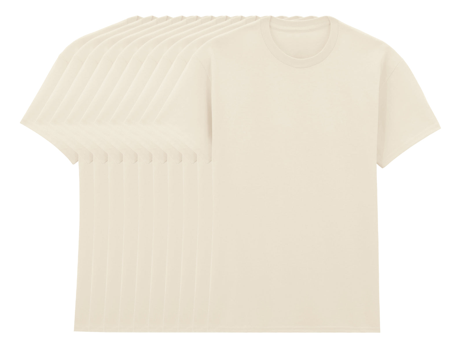 Gildan 5000 Pack of 10 Men's Heavy Cotton T-Shirts 180gsm - COOZO