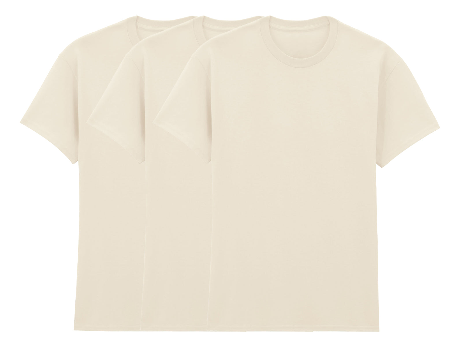 Gildan 5000 Pack of 3 Men's Heavy Cotton T-Shirts 180gsm - COOZO