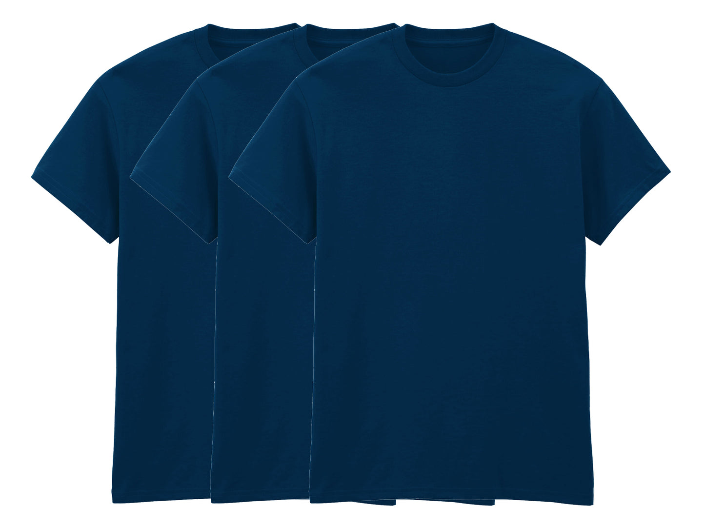 Gildan 5000 Pack of 3 Men's Heavy Cotton T-Shirts 180gsm - COOZO