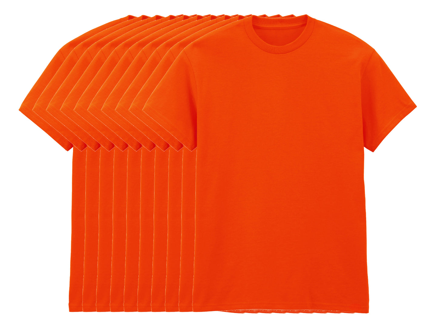 Gildan 5000 Pack of 10 Men's Heavy Cotton T-Shirts 180gsm - COOZO