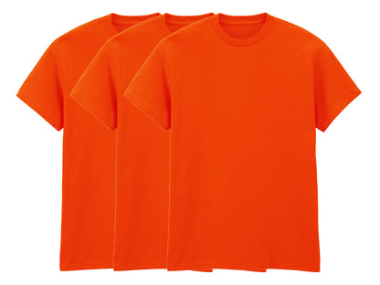 Gildan 5000 Pack of 3 Men's Heavy Cotton T-Shirts 180gsm - COOZO