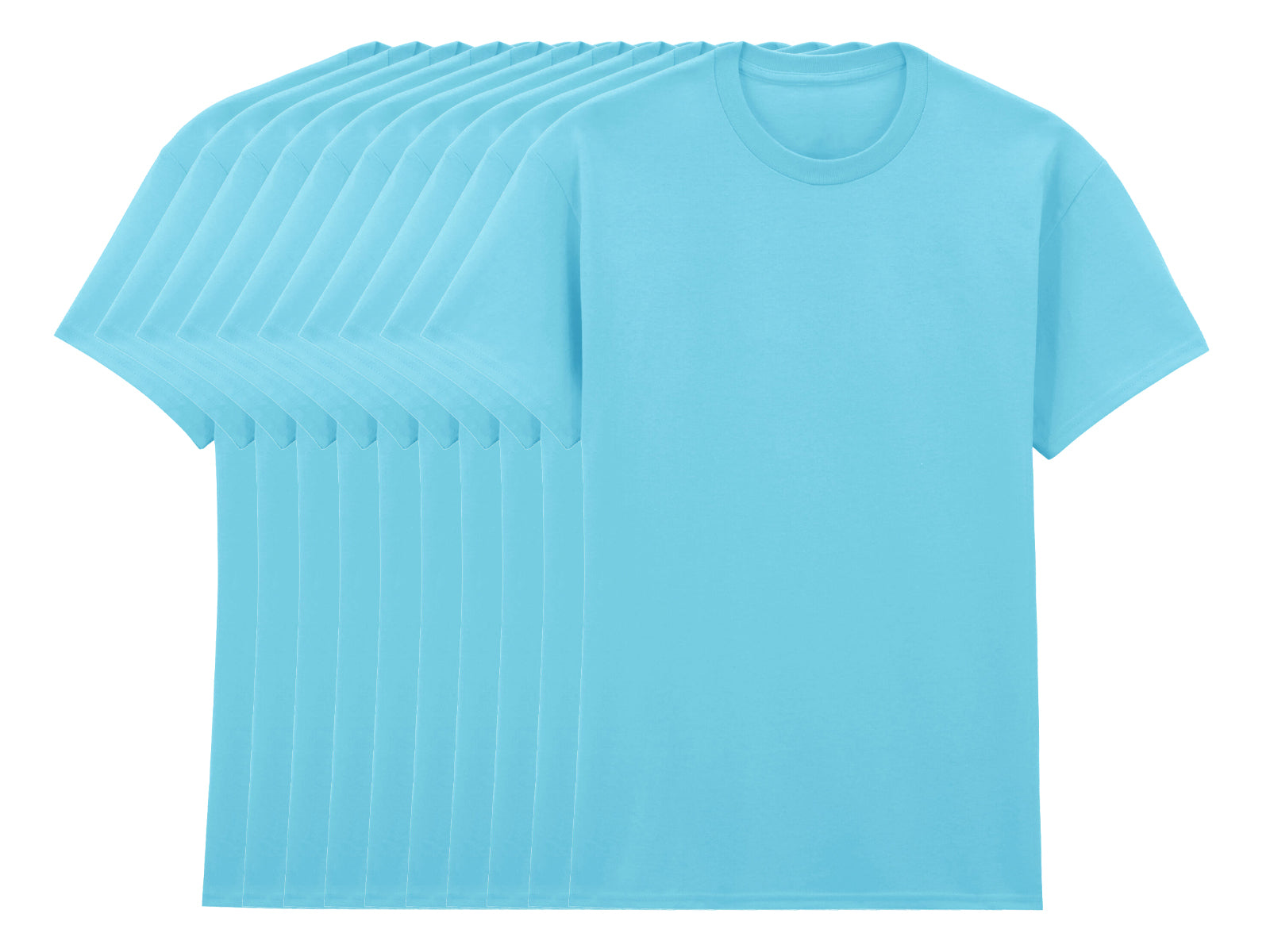 Gildan 5000 Pack of 10 Men's Heavy Cotton T-Shirts 180gsm - COOZO