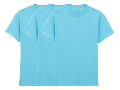 Gildan 5000 Pack of 3 Men's Heavy Cotton T-Shirts 180gsm - COOZO