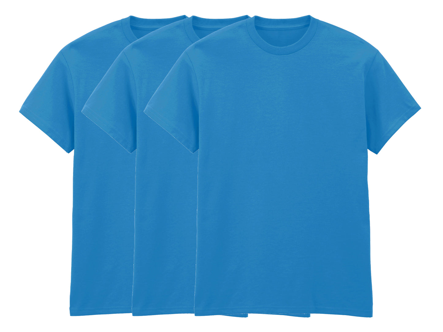 Gildan 5000 Pack of 3 Men's Heavy Cotton T-Shirts 180gsm - COOZO