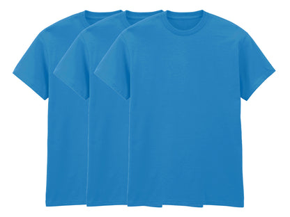 Gildan 5000 Pack of 3 Men's Heavy Cotton T-Shirts 180gsm - COOZO