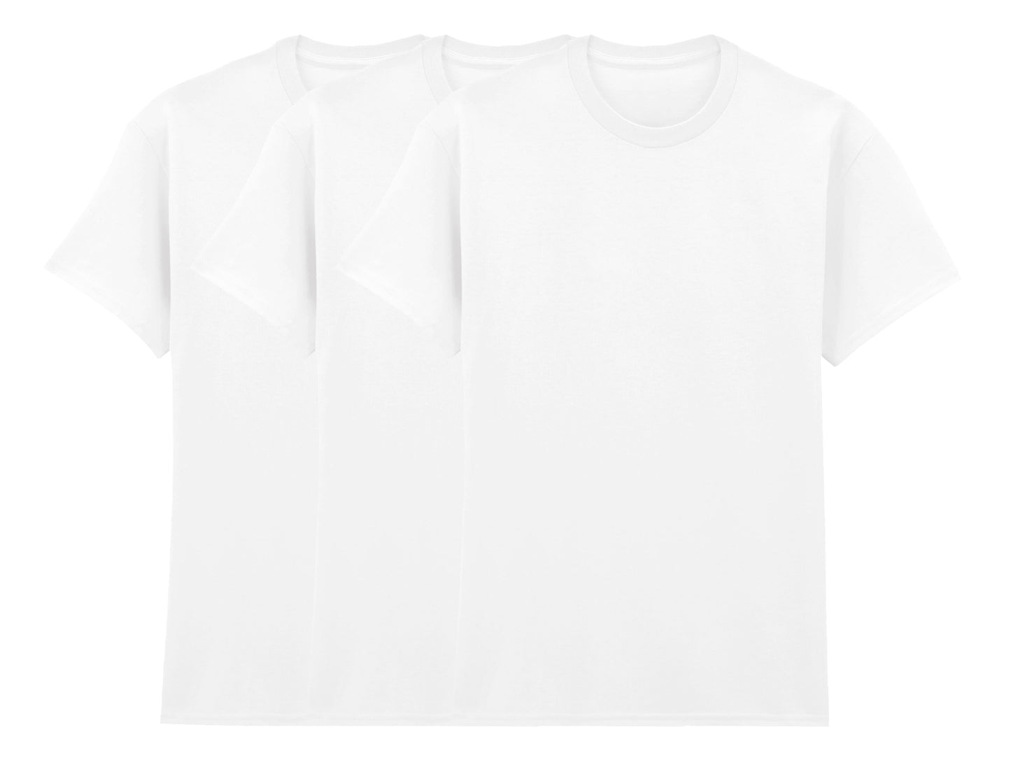 Gildan 5000 Pack of 3 Men's Heavy Cotton T-Shirts 180gsm - COOZO