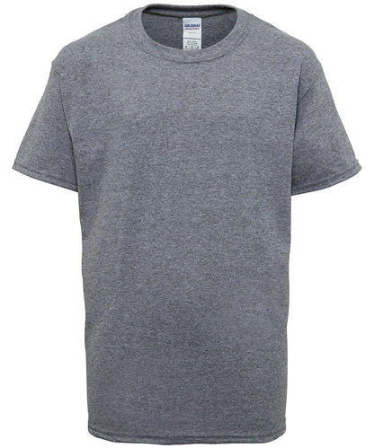 Gildan 5000B Kids Youth Heavy Cotton Short Sleeve Crew Necked T-Shirt Other Color - COOZO