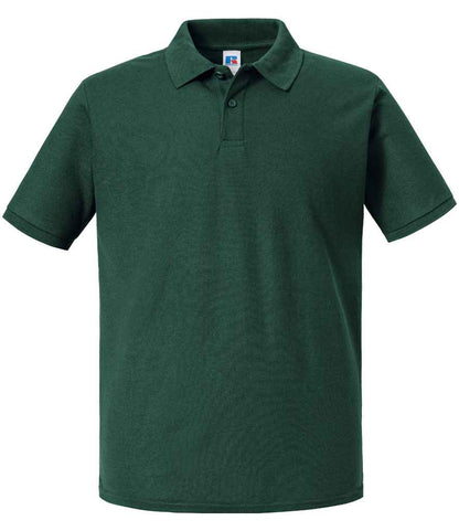 Russell 570M Classic fit Authentic Eco Piqu Polo Shirt Ribbed collar and cuffs - COOZO