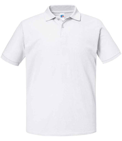 Russell 570M Classic fit Authentic Eco Piqu Polo Shirt Ribbed collar and cuffs - COOZO