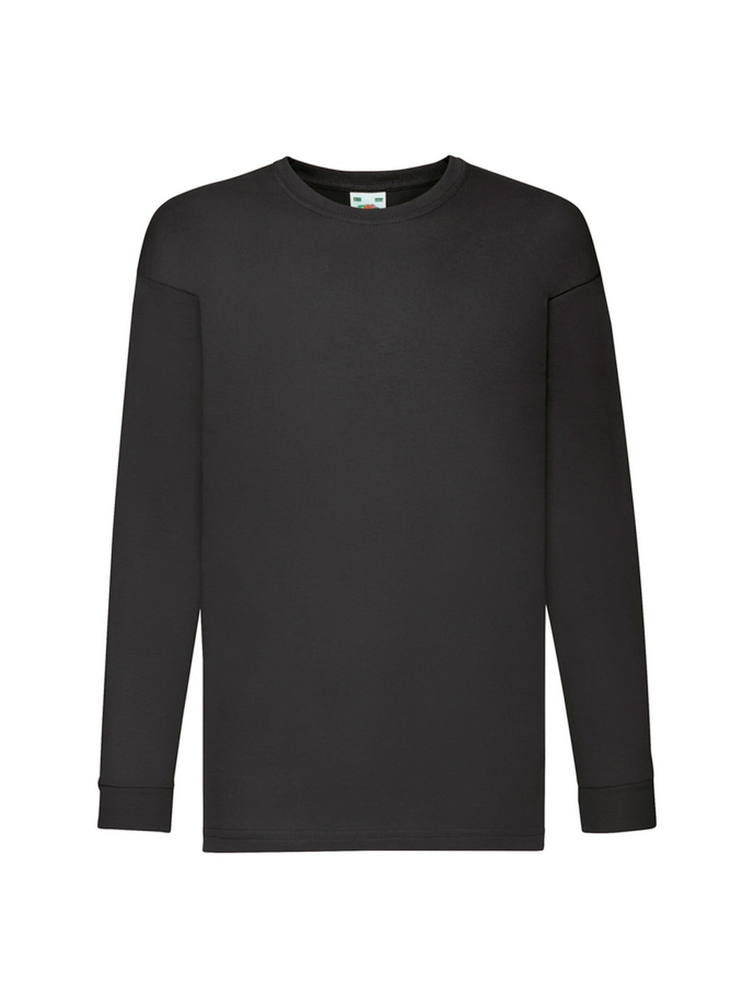 Fruit Of The Loom 61007 Valueweight Long Sleeved T-Shirt 165gsm Kids 100% Cotton - COOZO