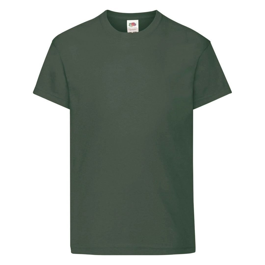 Fruit Of The Loom 61019 Kids Original Cotton Short Sleeve T-Shirt Main Color - COOZO