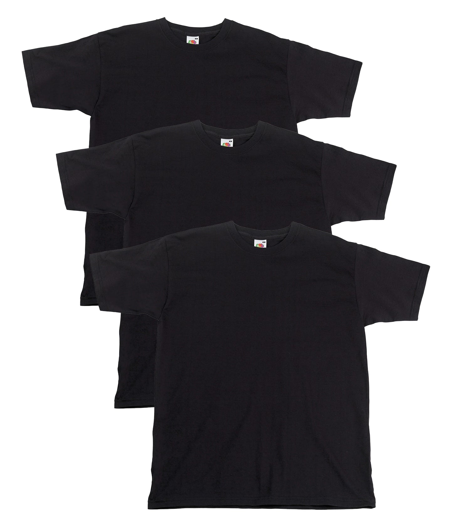 Fruit Of The Loom 61044 Unisex Super Premium Crew Necked T-Shirt 205gsm 100% Cotton - COOZO