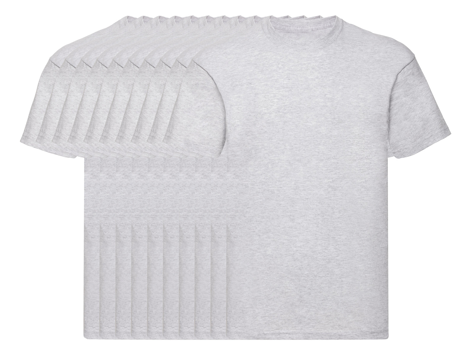 Fruit Of The Loom 61082 Pack of 10 Men's Original Round Neck Short-Sleeved T-Shirts 145gsm - COOZO