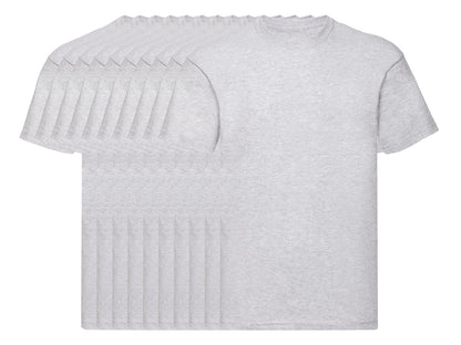 Fruit Of The Loom 61082 Pack of 10 Men's Original Round Neck Short-Sleeved T-Shirts 145gsm - COOZO