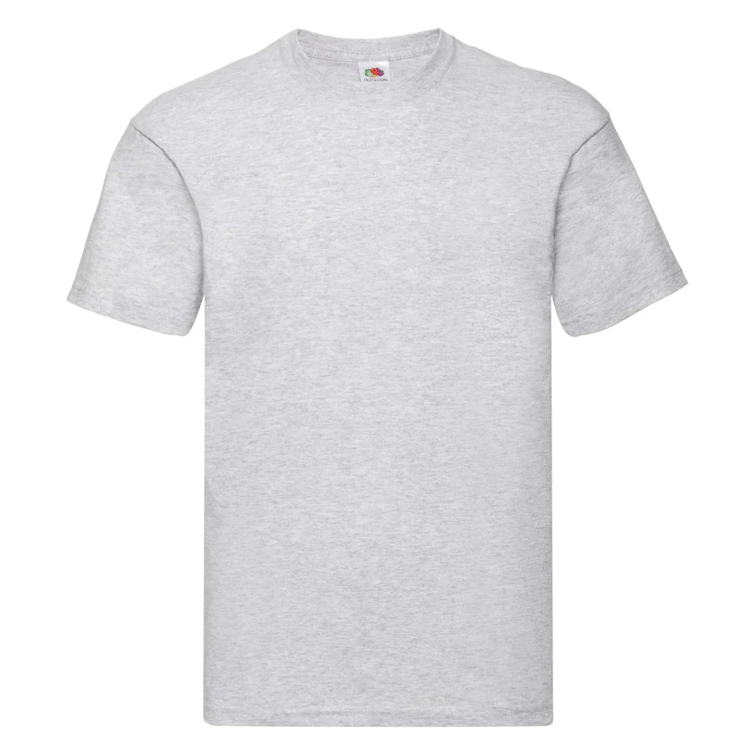 Fruit Of The Loom 61082 Men Original Taped Neck Cotton T-Shirt Main Color - COOZO