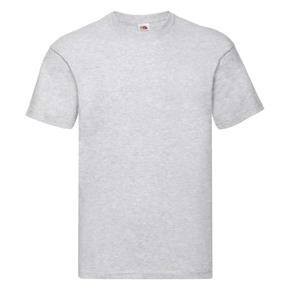 Fruit Of The Loom 61082 Men Original Taped Neck Cotton T-Shirt Main Color - COOZO