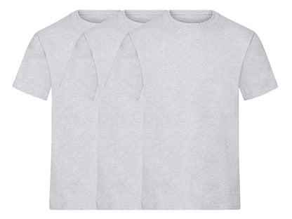 Fruit Of The Loom 61212 Pack of 3 Men's Heavy Short-Sleeved T-Shirts 100% Cotton Casual or Work Wear - COOZO
