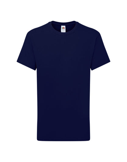 Fruit Of The Loom Kids Crew neck Iconic 195 Tee 100% Cotton - COOZO