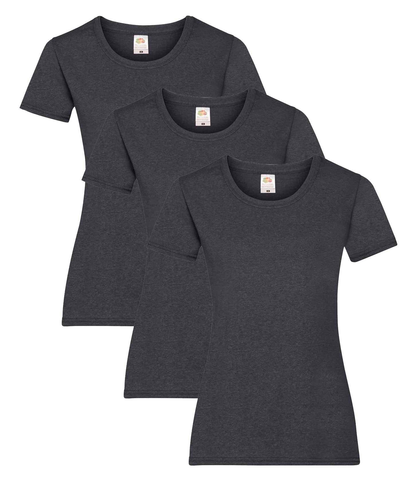 Fruit Of The Loom 61372 Valueweight T-Shirt 165gsm Ladies (pack of 3) Other color - COOZO