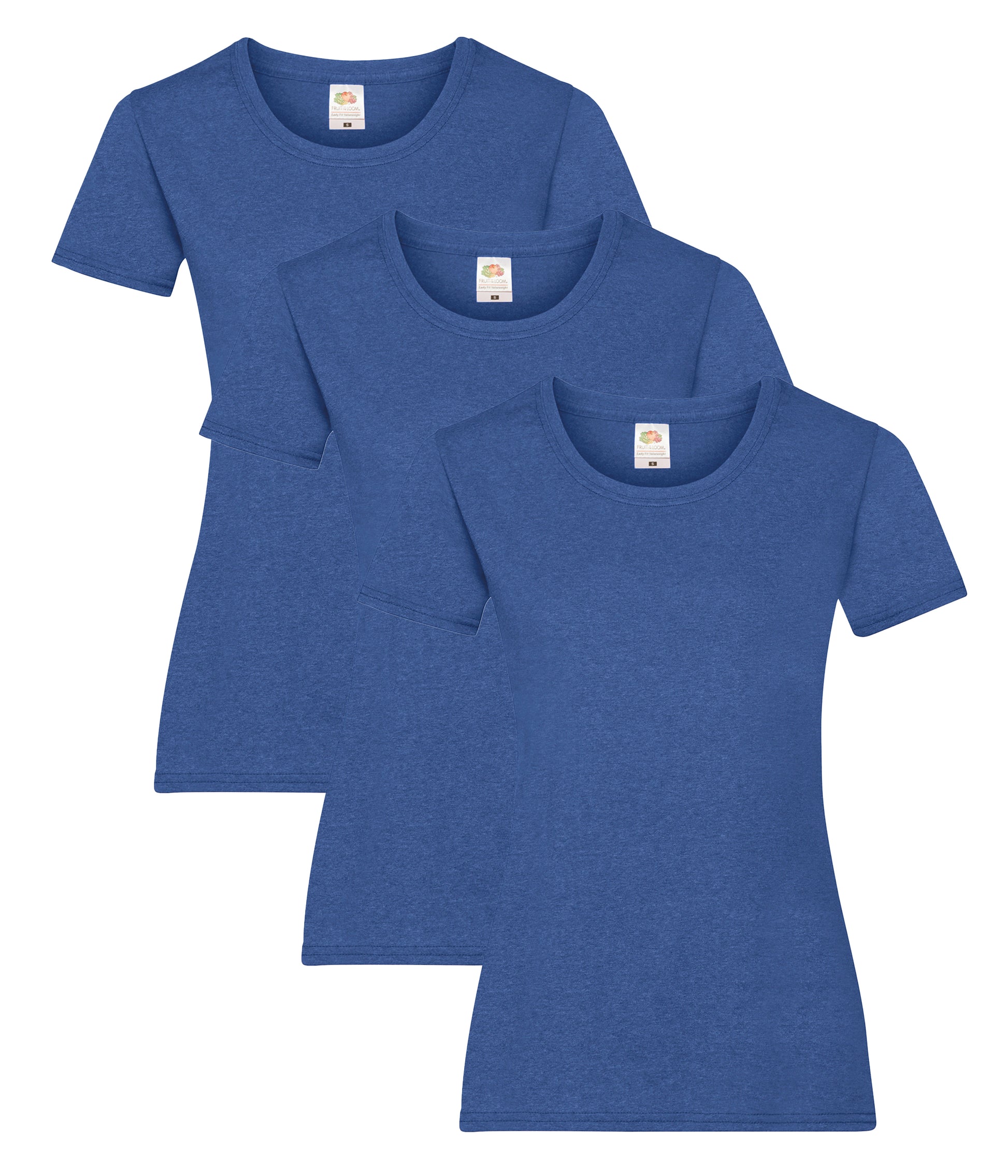 Fruit Of The Loom 61372 Valueweight T-Shirt 165gsm Ladies (pack of 3) Other color - COOZO