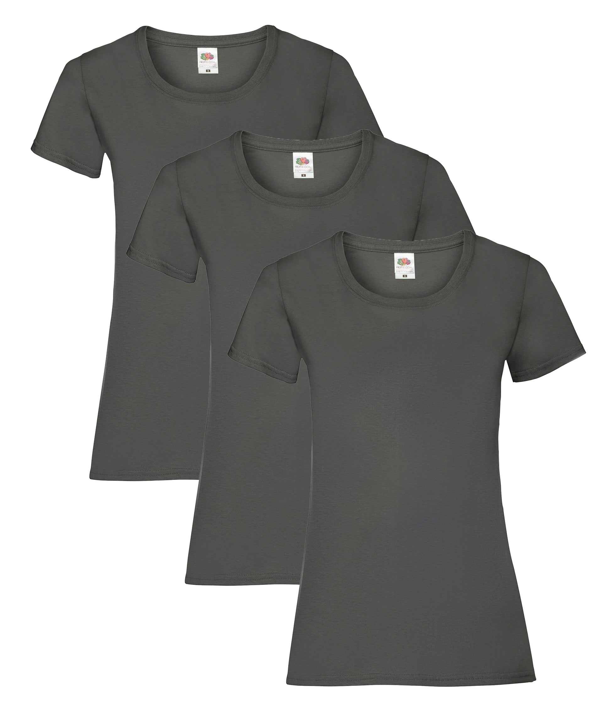 Fruit Of The Loom 61372 Valueweight T-Shirt 165gsm Ladies (pack of 3) Other color - COOZO