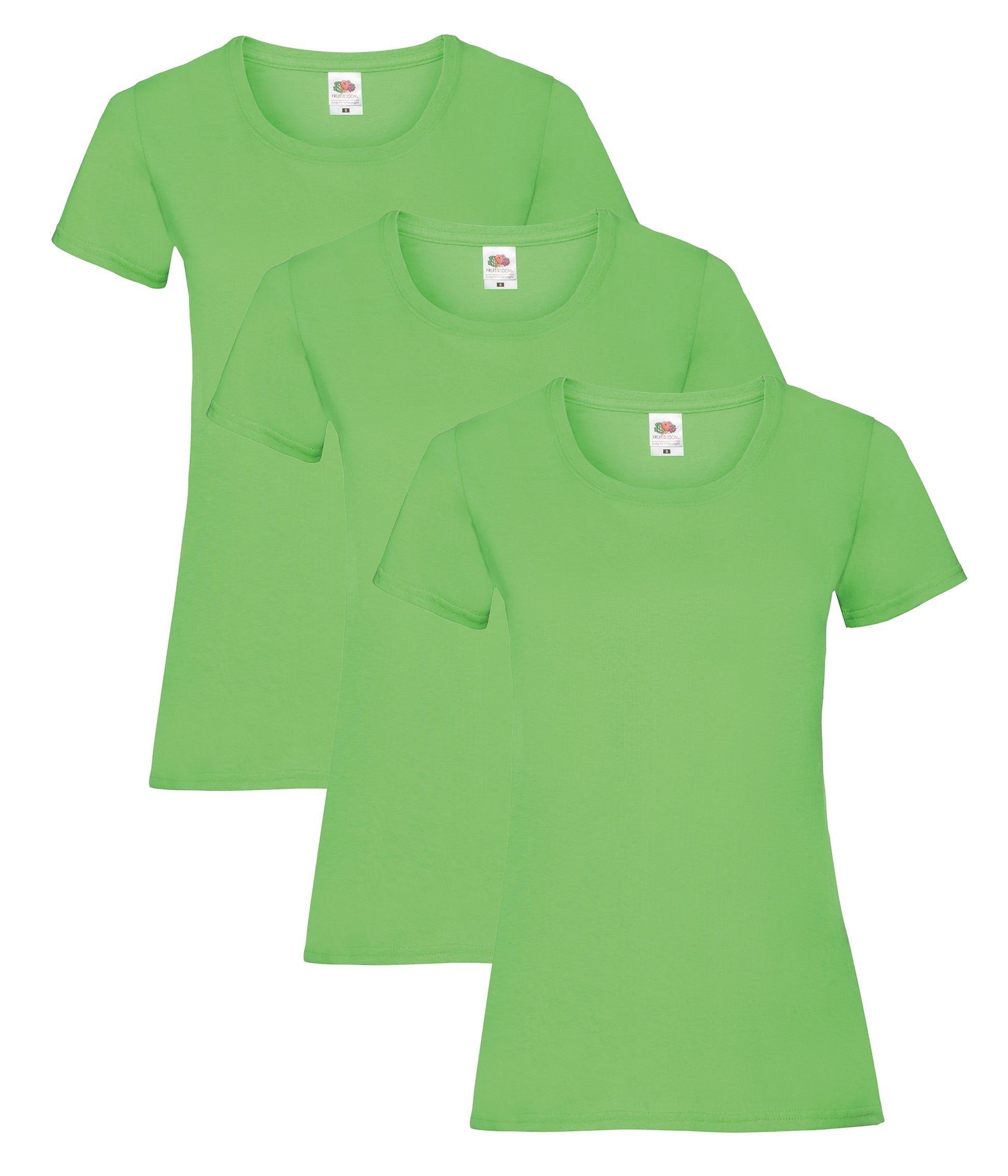 Fruit Of The Loom 61372 Valueweight T-Shirt 165gsm Ladies (pack of 3) Other color - COOZO