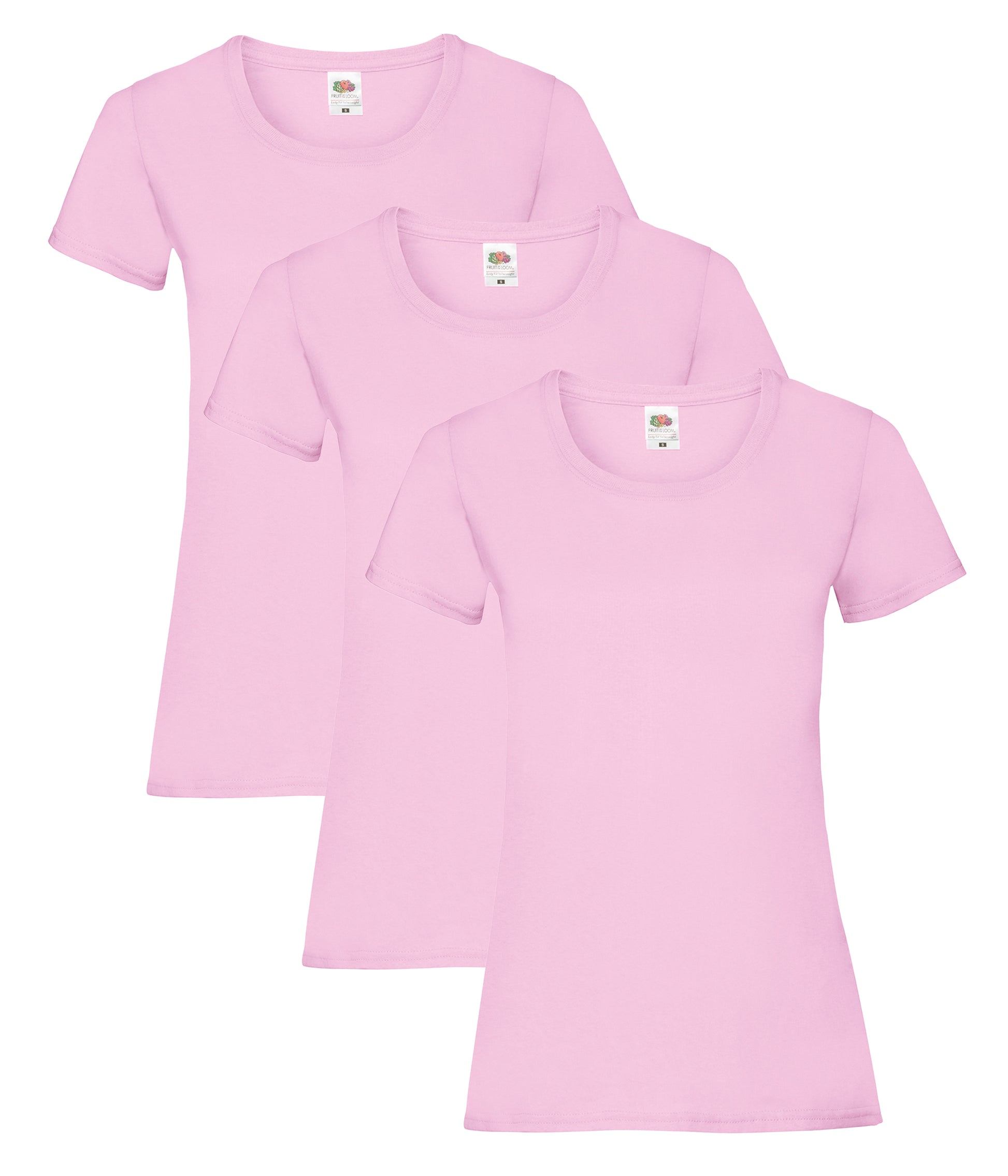 Fruit Of The Loom 61372 Valueweight T-Shirt 165gsm Ladies (pack of 3) Other color - COOZO
