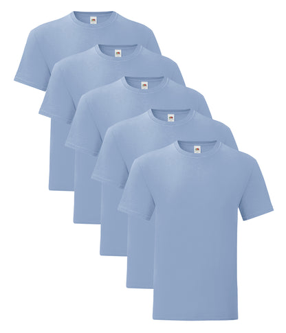 Fruit Of The Loom 61430 Iconic 150 T-Shirt 150gsm (pack of 5) Other color - COOZO