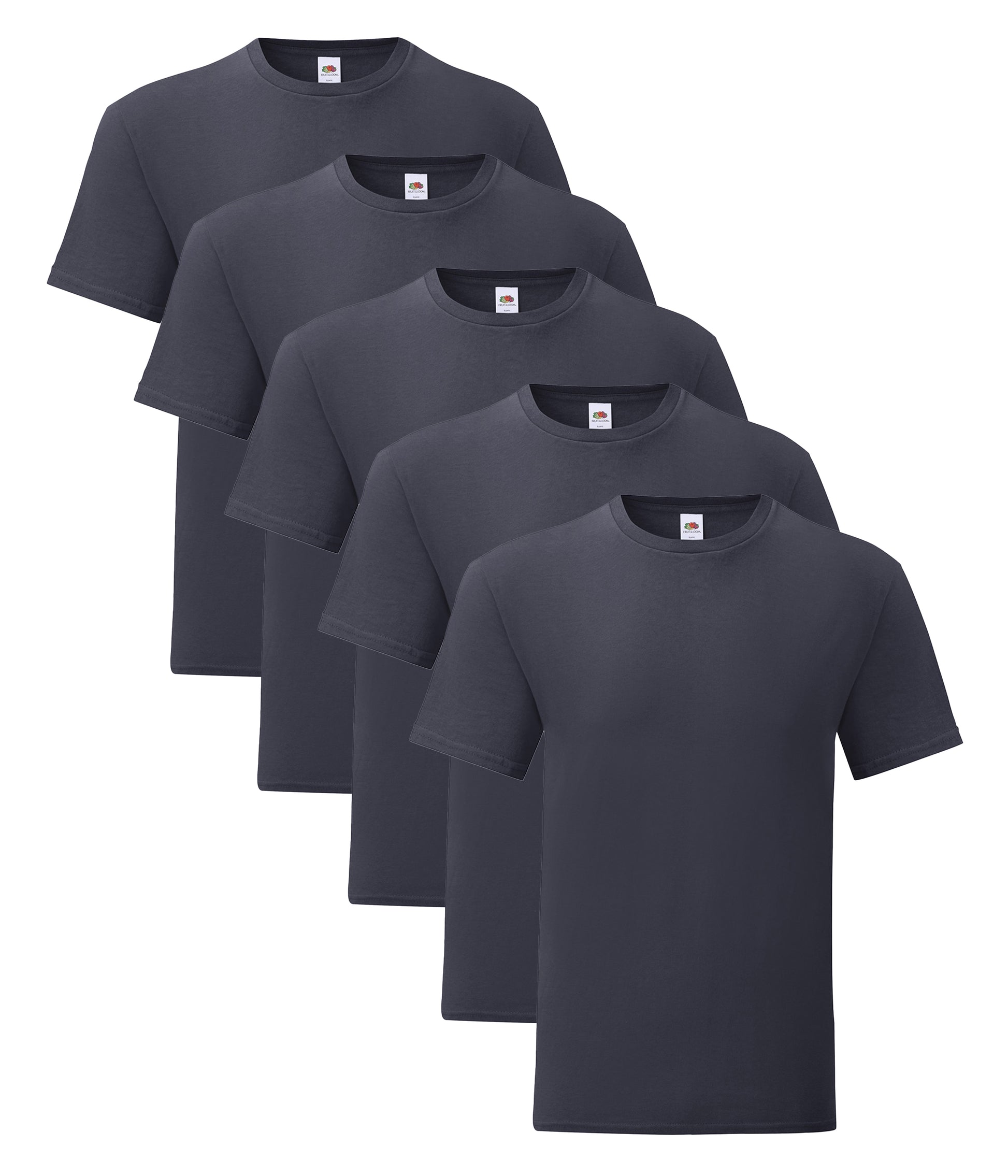 Fruit Of The Loom 61430 Iconic 150 T-Shirt 150gsm (pack of 5) Main color - COOZO