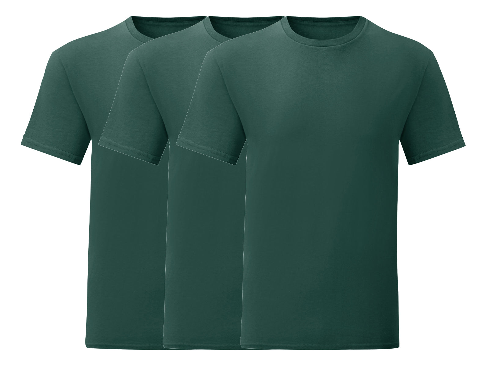 Fruit Of The Loom 61430 Pack of 3 Men's Iconic 150 T-Shirts - COOZO