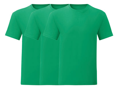 Fruit Of The Loom 61430 Pack of 3 Men's Iconic 150 T-Shirts - COOZO