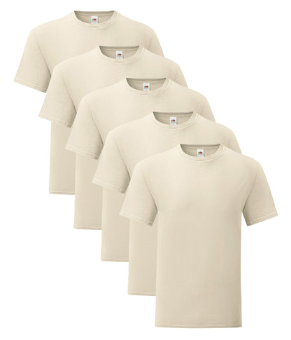 Fruit Of The Loom 61430 Iconic 150 T-Shirt 150gsm (pack of 5) Main color - COOZO
