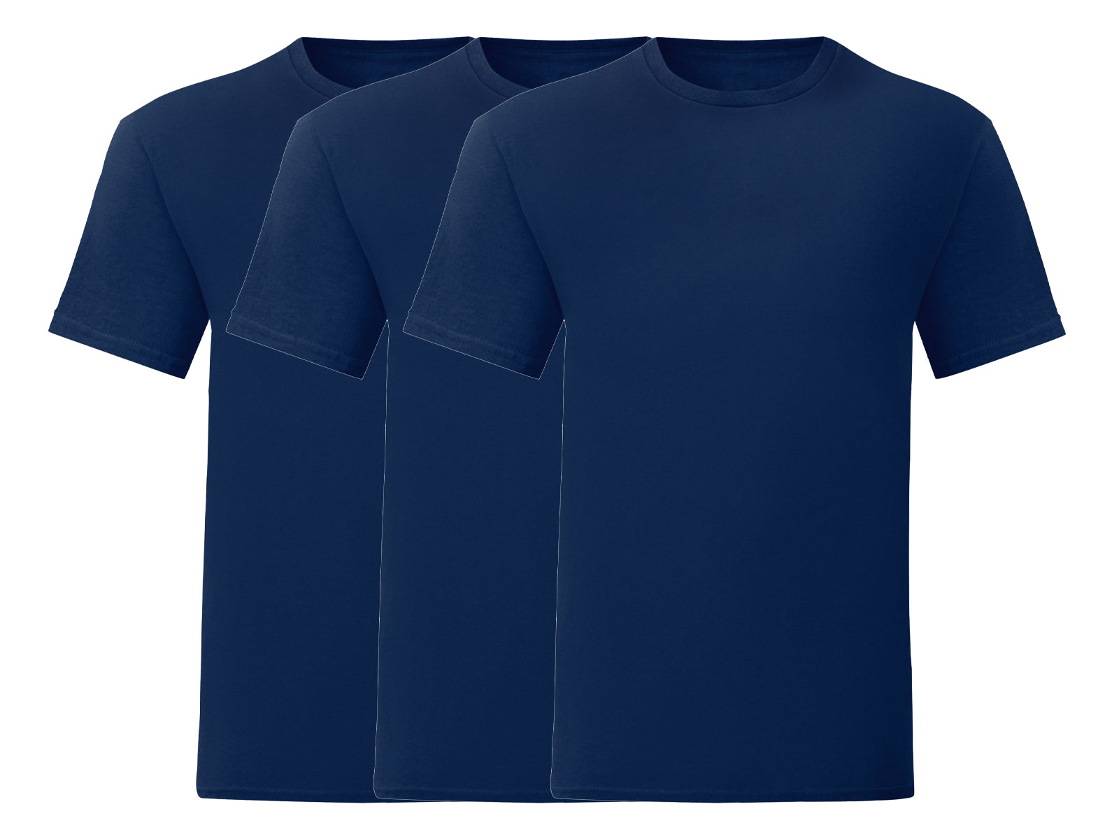 Fruit Of The Loom 61430 Pack of 3 Men's Iconic 150 T-Shirts - COOZO