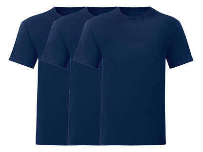 Fruit Of The Loom 61430 Pack of 3 Men's Iconic 150 T-Shirts - COOZO
