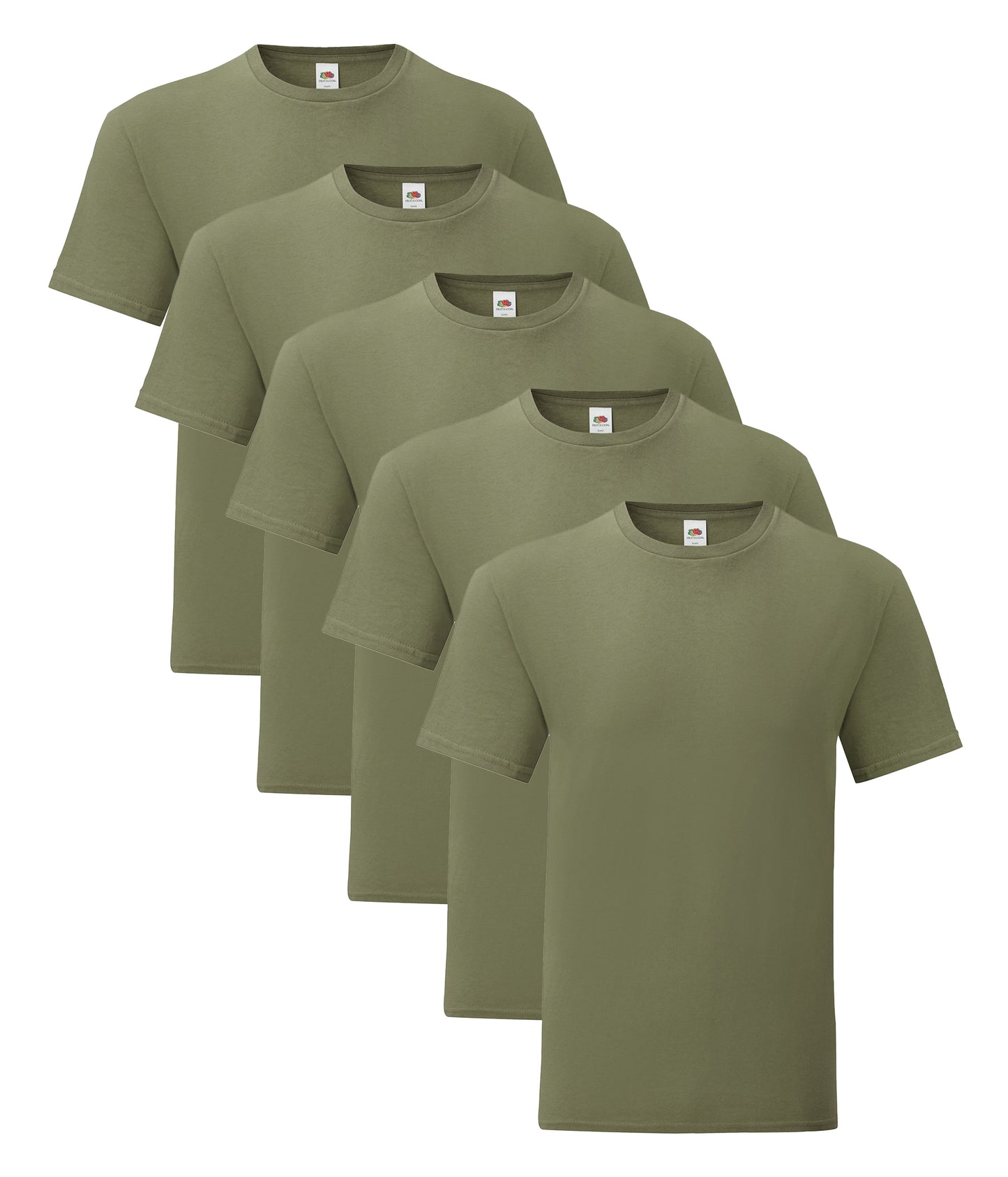 Fruit Of The Loom 61430 Iconic 150 T-Shirt 150gsm (pack of 5) Other color - COOZO