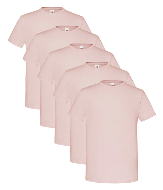 Fruit Of The Loom 61430 Iconic 150 T-Shirt 150gsm (pack of 5) Other color - COOZO