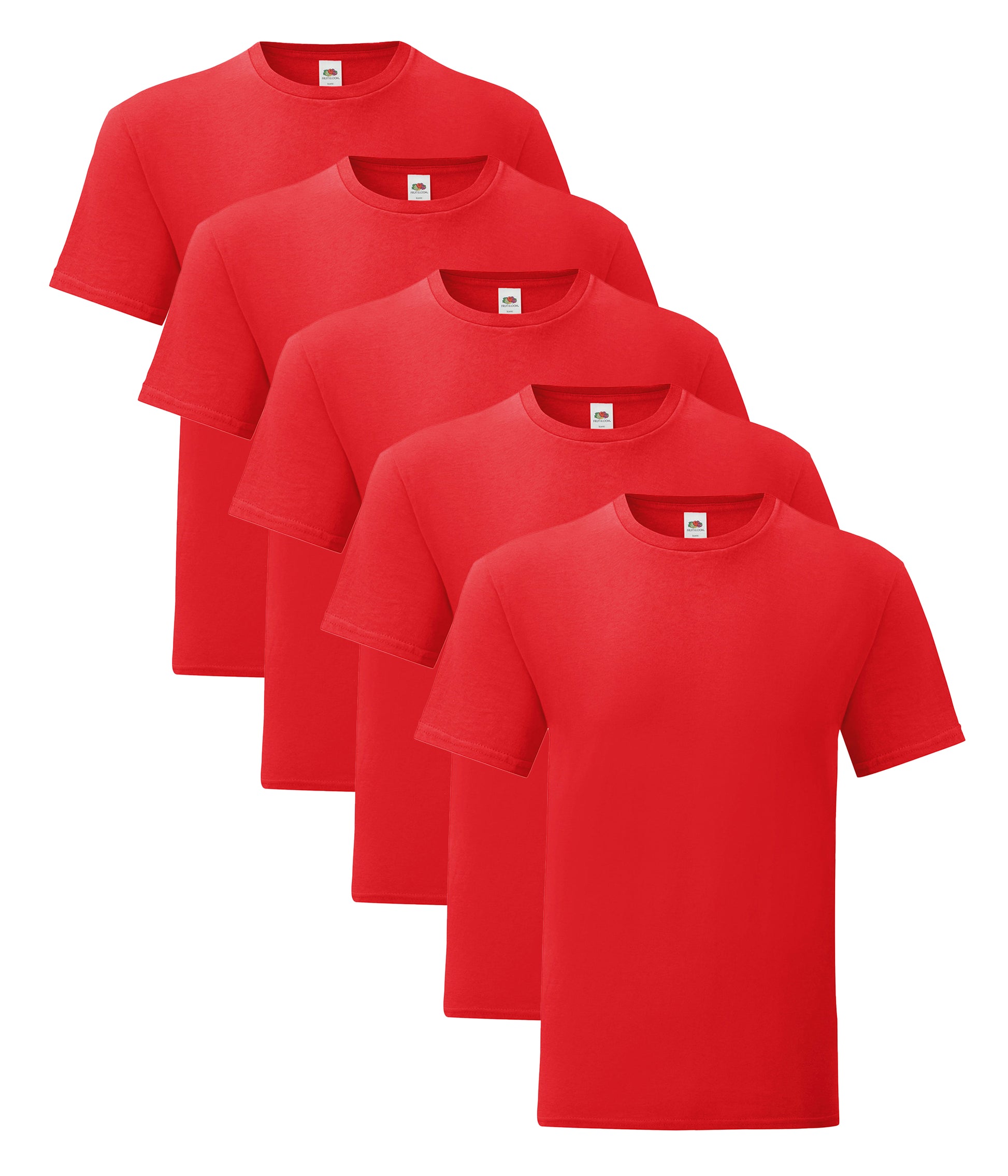Fruit Of The Loom 61430 Iconic 150 T-Shirt 150gsm (pack of 5) Main color - COOZO
