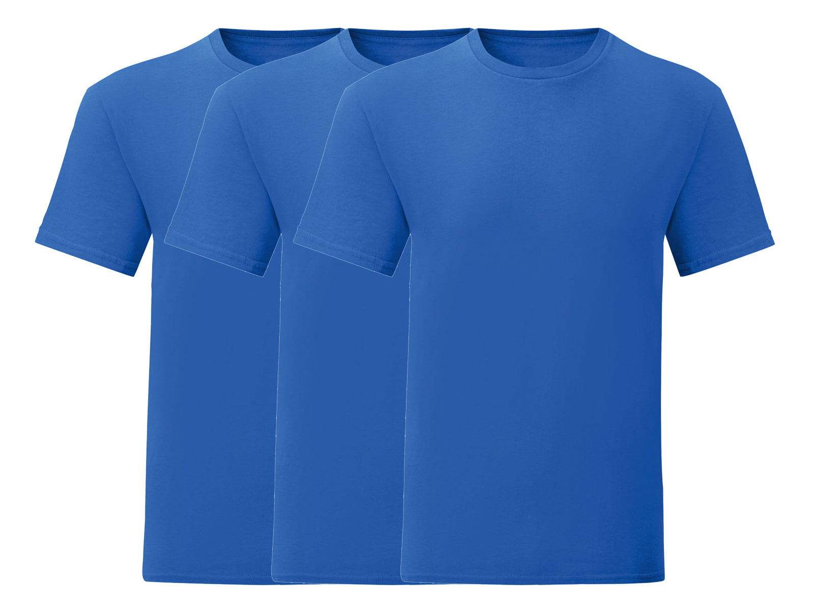 Fruit Of The Loom 61430 Pack of 3 Men's Iconic 150 T-Shirts - COOZO