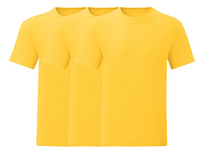 Fruit Of The Loom 61430 Pack of 3 Men's Iconic 150 T-Shirts - COOZO