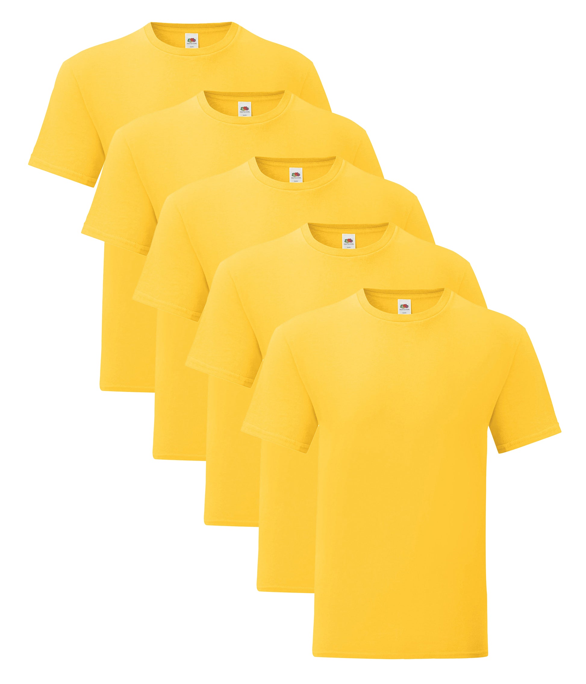 Fruit Of The Loom 61430 Iconic 150 T-Shirt 150gsm (pack of 5) Main color - COOZO