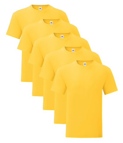 Fruit Of The Loom 61430 Iconic 150 T-Shirt 150gsm (pack of 5) Main color - COOZO