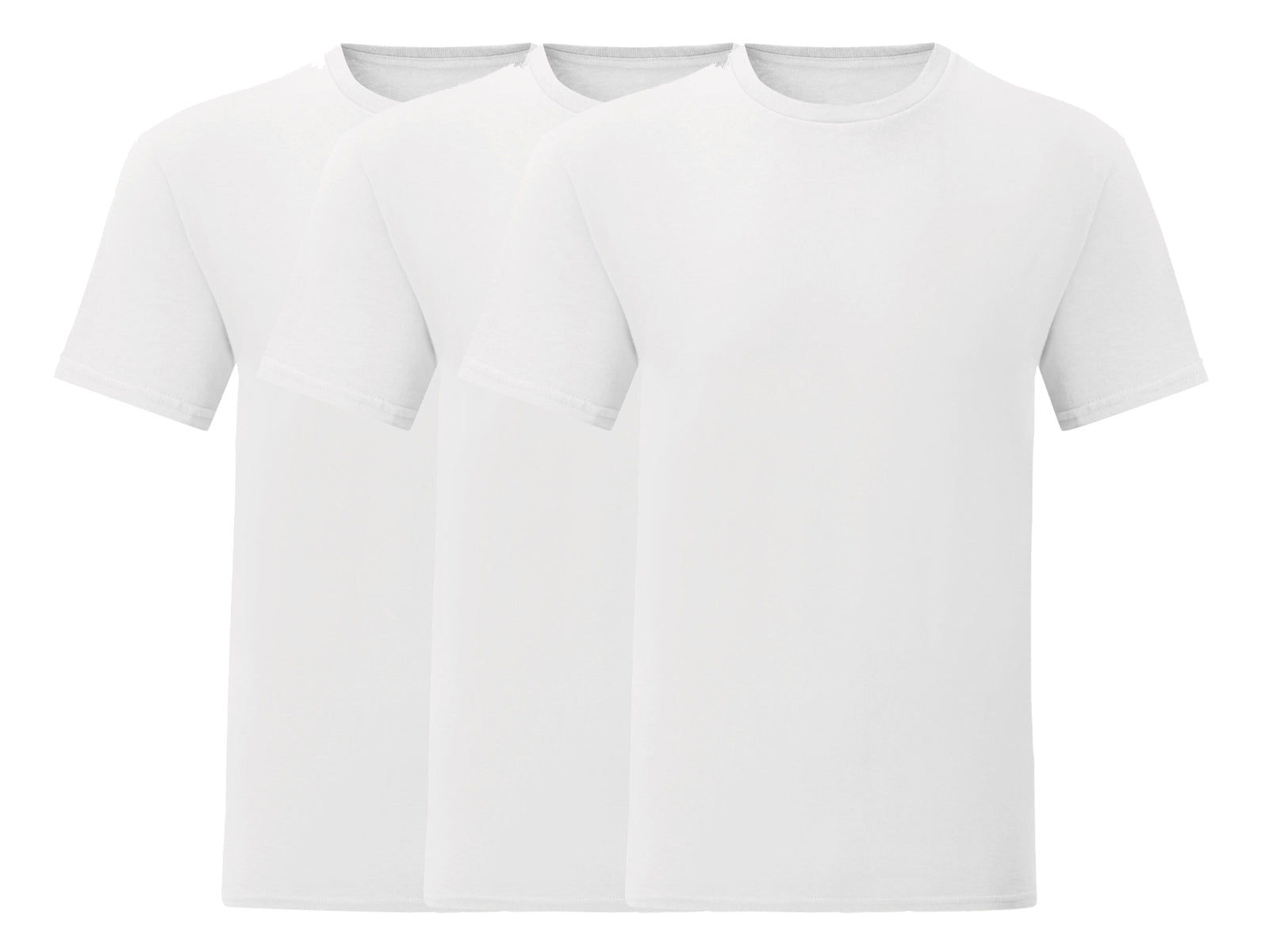 Fruit Of The Loom 61430 Pack of 3 Men's Iconic 150 T-Shirts - COOZO