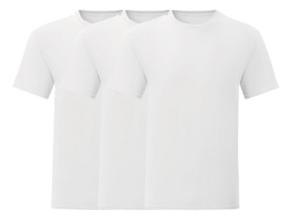 Fruit Of The Loom 61430 Pack of 3 Men's Iconic 150 T-Shirts - COOZO