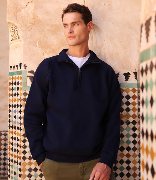 COOZO-Iconic Premium Zip Neck Sweat