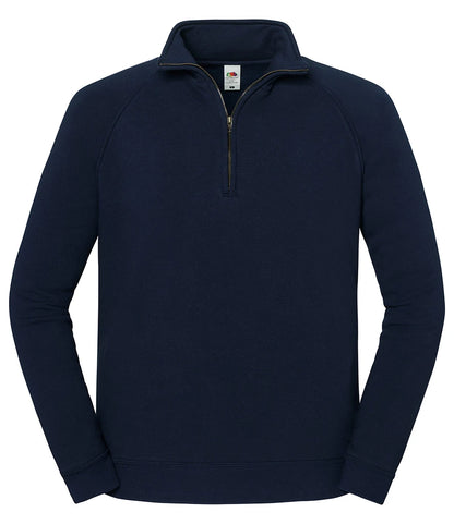 Fruit Of The Loom 62288 Iconic Premium Zip Neck Sweat - COOZO