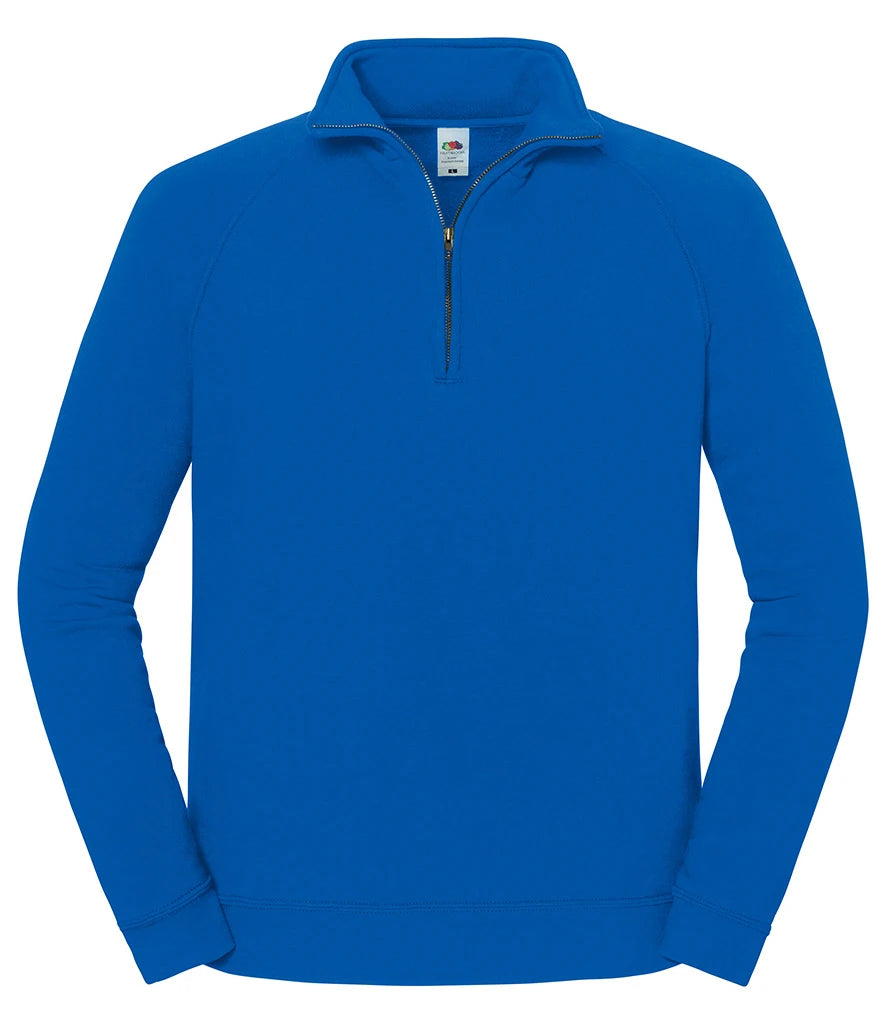 Fruit Of The Loom 62288 Iconic Premium Zip Neck Sweat - COOZO