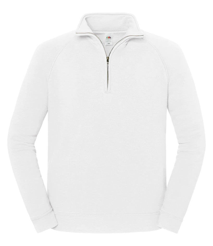 Fruit Of The Loom 62288 Iconic Premium Zip Neck Sweat - COOZO
