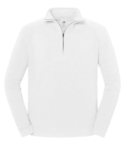 Fruit Of The Loom 62288 Iconic Premium Zip Neck Sweat - COOZO